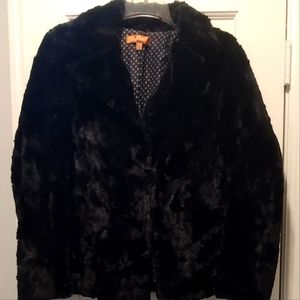 Ellen Tracy Faux Fur Jacket